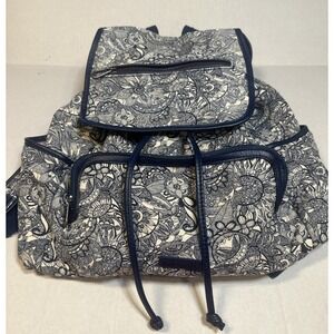 Sakroots Women's Canvas Fleetwood Backpack 15"x10"x7"
